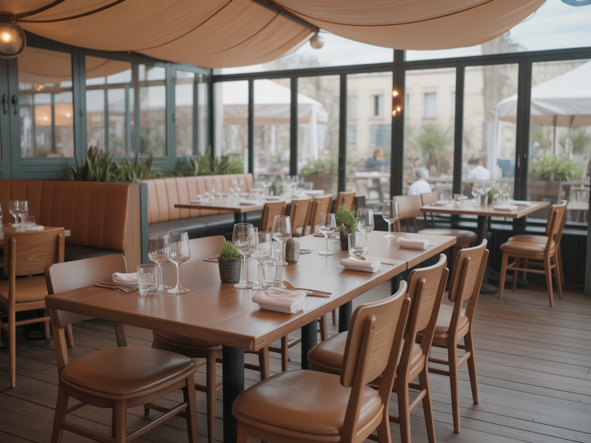 Les matériaux incontournables pour un mobilier de restaurant durable